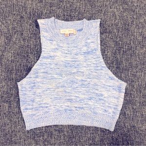 LOVE TREE Knit Crop Racerback Top